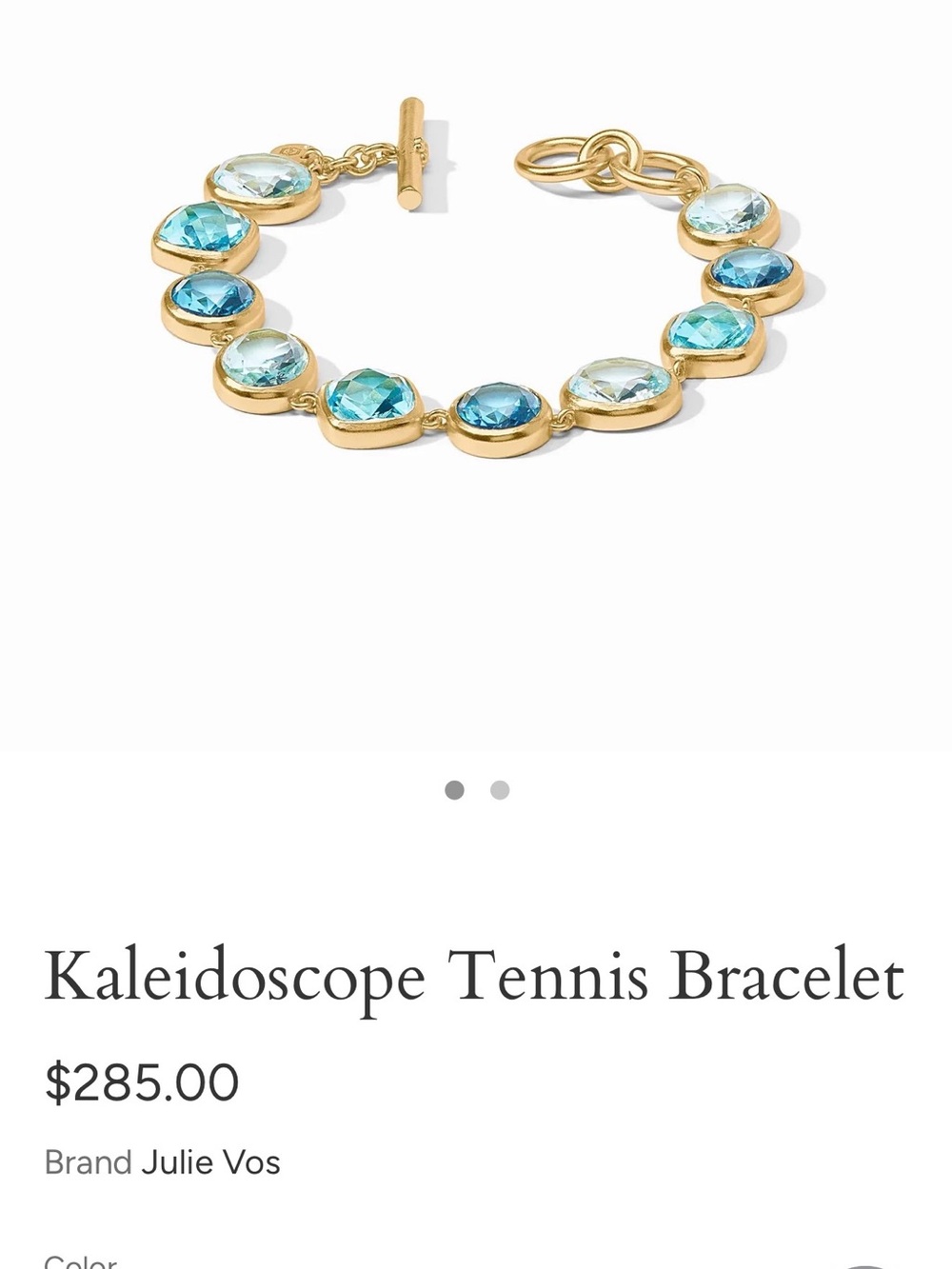 Julie Vos Kaleidoscope Tennis Bracelet - Picture 3 of 4